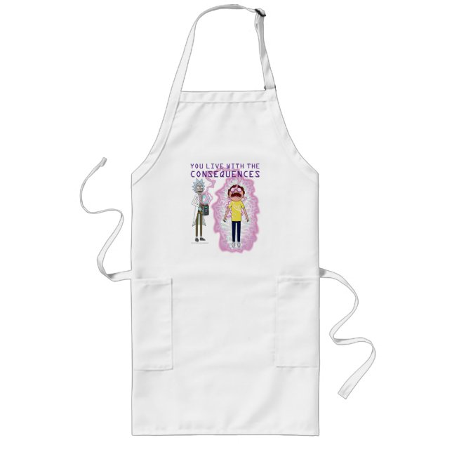 RICK AND MORTY™ | You Live With The Consequences Long Apron (Front)