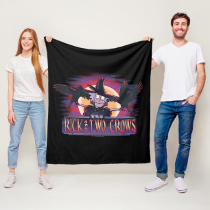 Rick and Two Crows Fleece Blanket