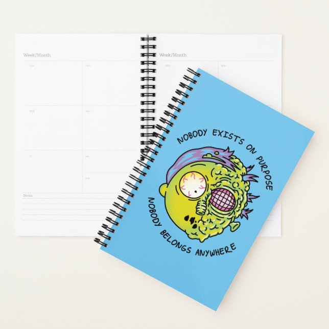 RICK ET MORTY™ | Citation de vol Stylisé Morty (Devant avec enveloppe)
