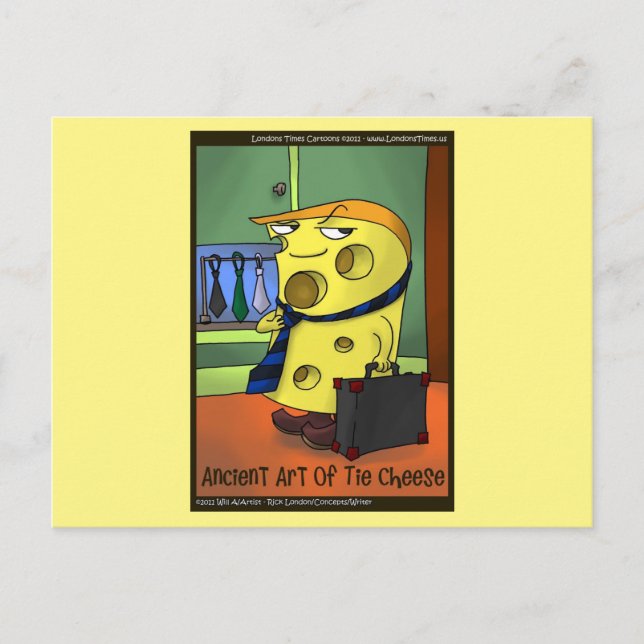 Rick London Ancient Art Of Tie Cheese  Postcard (Front)