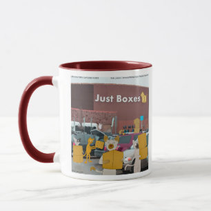 Rick London Big Box Stores For Cats Comic Mug