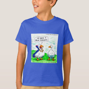 Rick London Boys Funny Goose Vampire With Bells T-Shirt