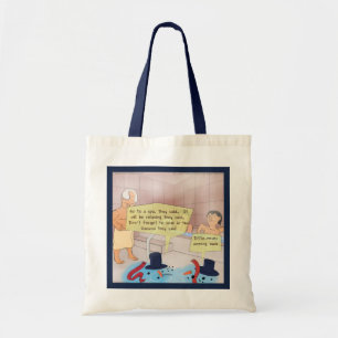 Rick London Comic Snowman Budget Canvas Bag