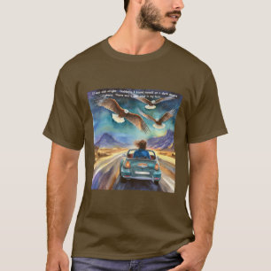 Rick London Driving In The Dark Funny Comic T-Shirt