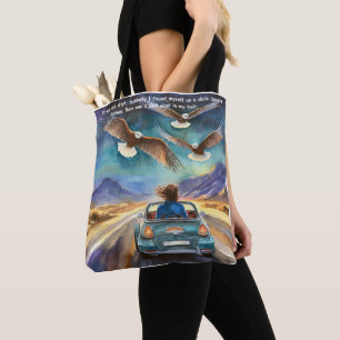 Rick London Driving In The Dark Funny Comic  Tote Bag