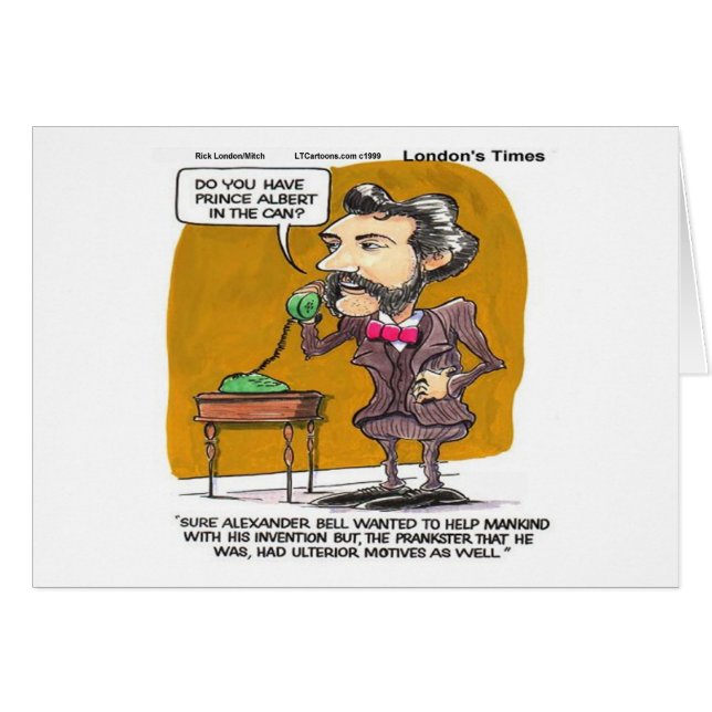 Rick London Funny Alexander Bell Phone Prank (Front Horizontal)