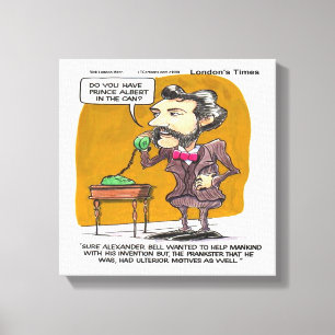 Rick London Funny Alexander Bell PhonePrank Print