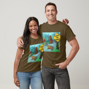 Rick London Funny Bears With Watches Comic T-Shirt