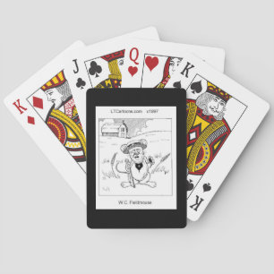 Rick London Funny Field Mouse Comic  Playing Cards