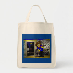 Rick London Funny "Lion Sweeps Tonight"  Tote Bag