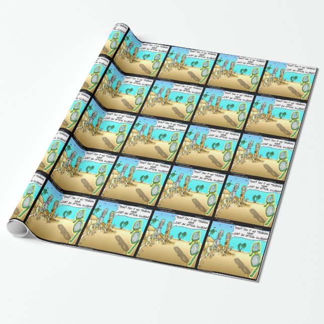 Rick London Funny Optical Optometrist Illusion Wrapping Paper (Unrolled)