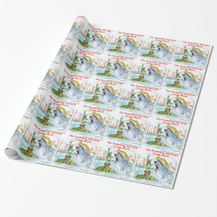 Rick London Funny Trump Shark Wrapping Paper
