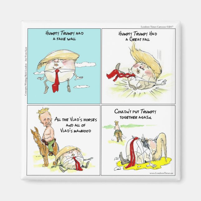 Rick London "Humpty Trumpty" Funny Gifts Magnet (Front)