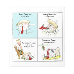 Rick London "Humpty Trumpty" Funny Gifts Notepad