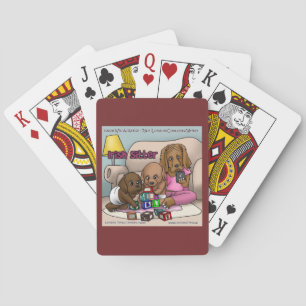 Rick London Irish Setter Comic Playing Cards