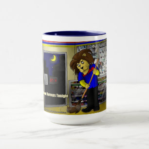 Rick London "Lion Sweeps Tonight" Funny Comic Mug