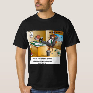 Rick London Muskrat Divorce Attorney Comic T-Shirt