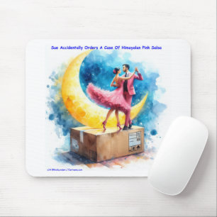 Rick London Pink Himalayan Salsa Funny  Mouse Pad