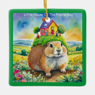 Rick London Prairie Dog Life Comic Ceramic Ornament