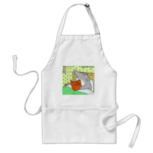 Rick London Shark Lawyer Funny Standard Apron