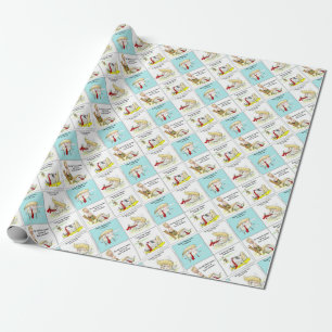 Rick London "Trumpty Dumpty" Funny Trump Gift Wrapping Paper
