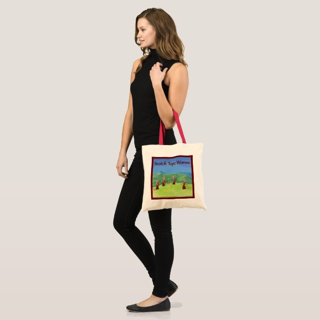 Rick London Worms From Scotland Funny Tote Bag (Front (Model))
