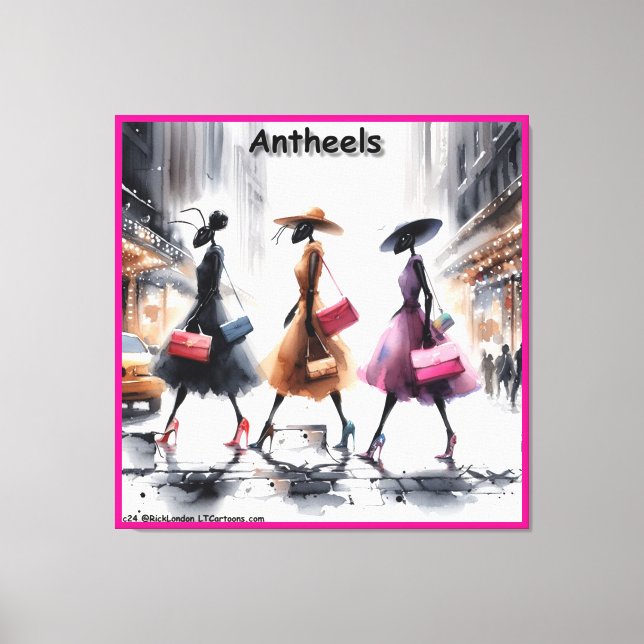  Rick London's Fashion Ants Of New York City Funny Canvas Print (Front)