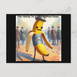 Rick London's Hilarious Duct-Taped Banana Art Postcard