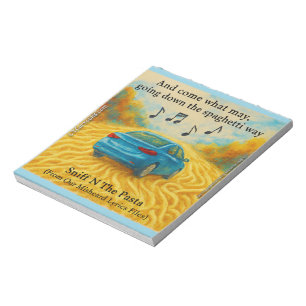 Rick London's Misheard Lyrics Spaghetti Way Funny Notepad