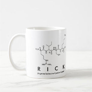 Rick peptide name mug