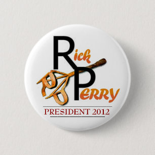 Rick Perry Brand 2 Inch Round Button