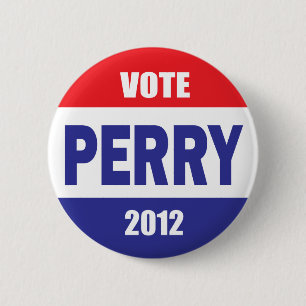 RICK PERRY for President - Presidential Campaign 2 Inch Round Button