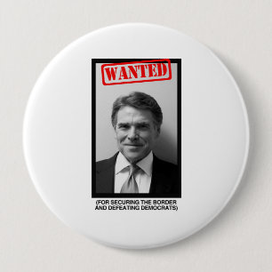 Rick Perry Mugshot 4 Inch Round Button