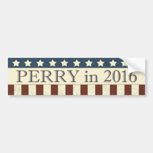 Rick Perry President in 2016 Bumper Sticker