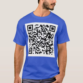 Rick Roll QR Code Enfants Long Manche TShirt