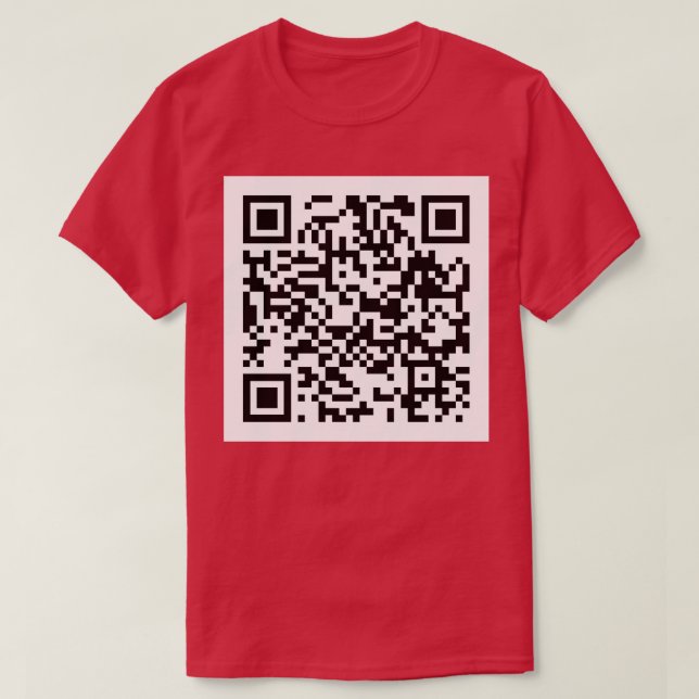 Rick Roll QR Code Hat T-Shirt (Design Front)
