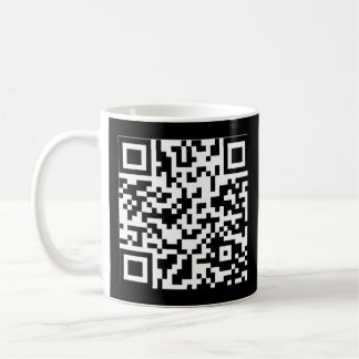 Rick Roll QR Code Sticker Coffee Mug