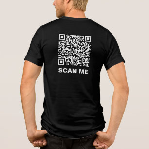 Rick Roll QR Code Tri-Blend Shirt