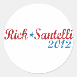 Rick Santelli 2012 Classic Round Sticker