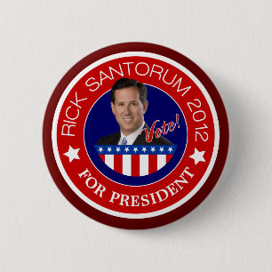 Rick Santorum 2012 2 Inch Round Button