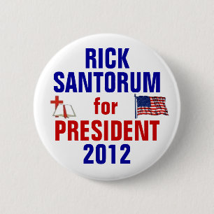 Rick Santorum 2012 2 Inch Round Button