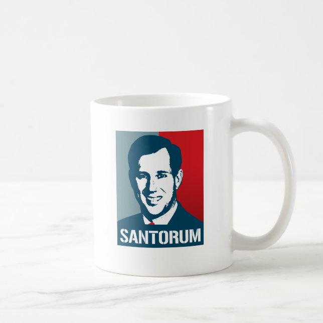 RICK SANTORUM POSTER COFFEE MUG (Right)