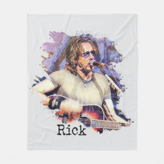 Rick Springfield in Concert Fleece Blanket