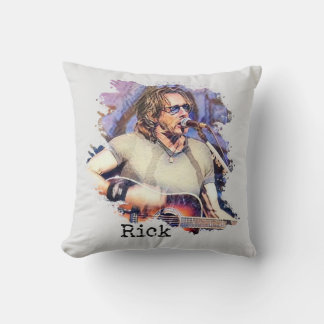 Rick Springfield in Concert Throw Pillow