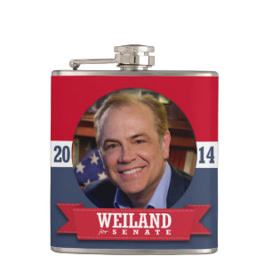 RICK WEILAND CAMPAIGN HIP FLASK
