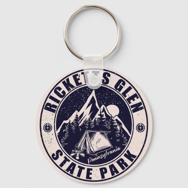 Ricketts Glen State Park Pennsylvania - PA Sp Keychain (Front)