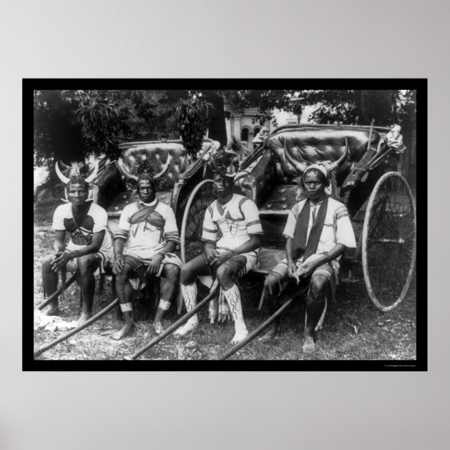 Rickshaw Boys Durban, South Africa 1897 Poster (Front)