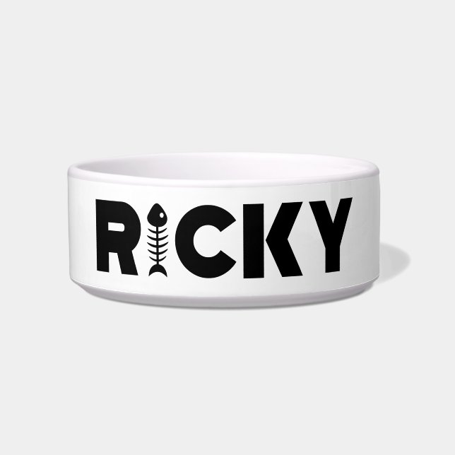 Ricky Cat Bowl (Front)