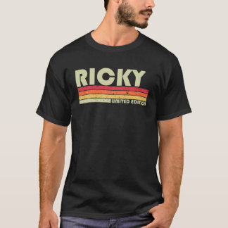 RICKY Gift Name Personalized Funny Retro Vintage B T-Shirt