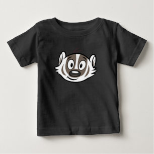 Ricky Raccoon   Boomer Badger Face Baby T-Shirt
